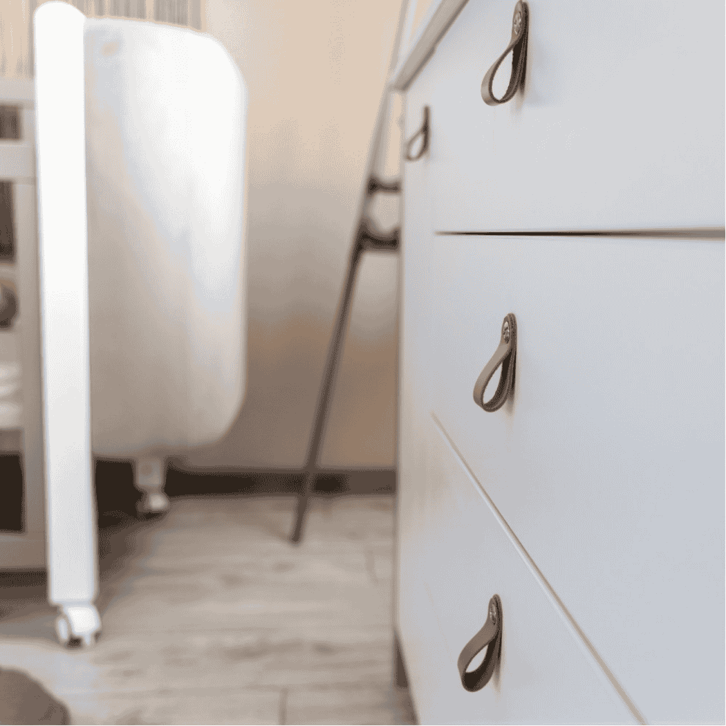 Dětská komoda Zukko Gekko Kids, 120x50x85cm, Bílá / Cappuccino